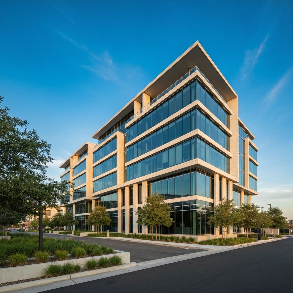 Modern commercial building